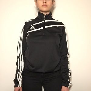 Adidas B&W Quarter Zip
